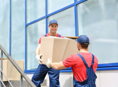 Careful furniture transport during a house removal in Rainham