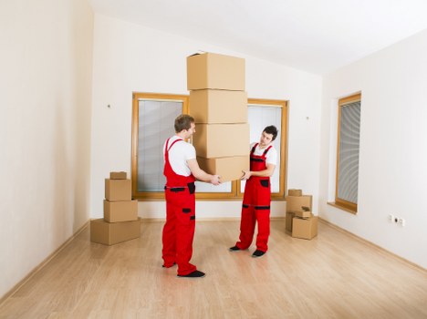 Packing desks and office equipment for a Rainham move